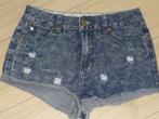Stoere Denim broek, Kleding | Dames, Kort, Blauw, Ophalen of Verzenden, Zo goed als nieuw