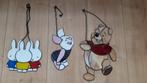 Knorretje  en winnie de pooh raamhanger, Ophalen of Verzenden, Winnie de Poeh of vrienden, Gebruikt, Beeldje of Figuurtje