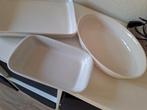 3 Witte Ovenschalen - Set, Ophalen, Nieuw