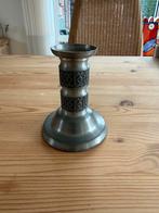 Vintage Tinnen Kandelaar Noors Design, Antiek en Kunst, Ophalen of Verzenden