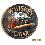 Houten reclame bordje, Ophalen of Verzenden, Zo goed als nieuw, Reclamebord