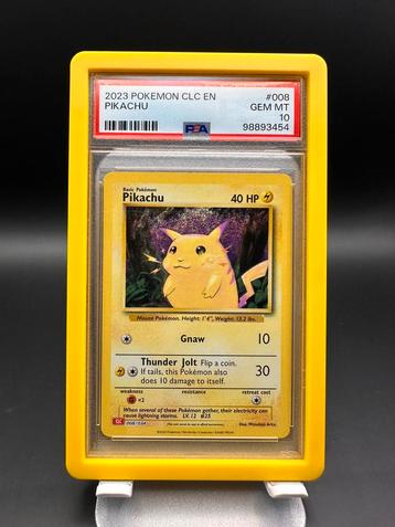 Pikachu 008/034 – PSA 10 GEM MINT – Zeldzaam & Iconisch! beschikbaar voor biedingen