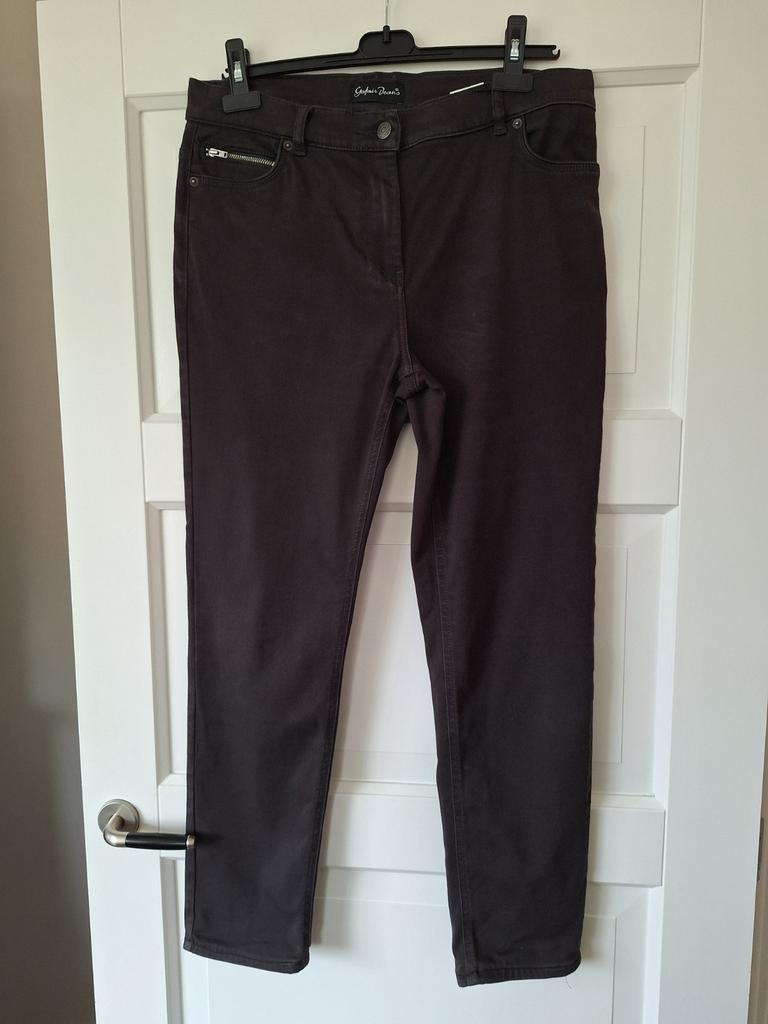 Spijkerbroek  Gafair Jeans mt 44, Zwart, Maat 42/44 (L), Ophalen of Verzenden, Zo goed als nieuw