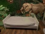 Peuterbed inclusief matras - Wit - 140x70, Ophalen, Gebruikt, 70 tot 85 cm, 140 tot 160 cm