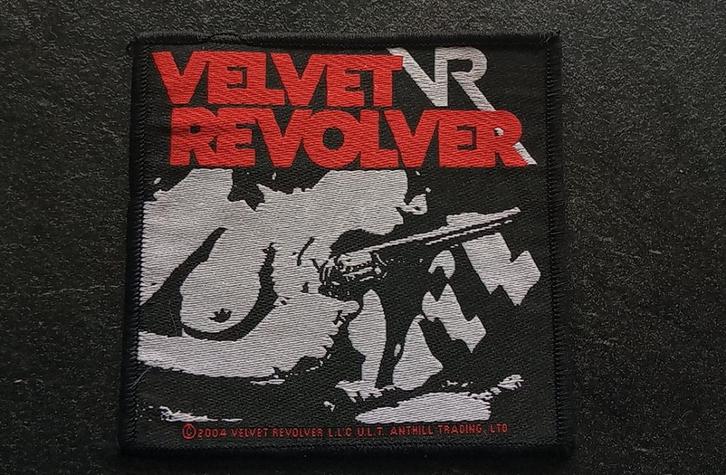 Velvet Revolver vintage gun patch v102 Guns n' Roses Slash, Verzamelen, Muziek, Artiesten en Beroemdheden, Nieuw, Kleding, Verzenden