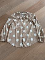 Bonprix blouse beige polkadot maat 38, Ophalen of Verzenden, Zo goed als nieuw, Maat 38/40 (M), Beige
