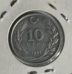 10 lira Turkije 1987, Ophalen of Verzenden, Overige landen