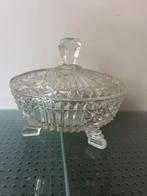 Antieke Kristallen Bonbonnière, Antiek en Kunst, Antiek | Glas en Kristal, Ophalen of Verzenden