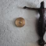 Vintage bekkens Stagg (drumstel) omgevormd tot wandlamp., Ophalen of Verzenden