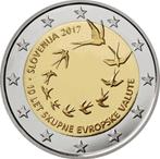 2 euro Slovenië “10 jaar Invoering Euro ’’ UNC 2017, Verzenden, Slovenië, 2 euro, Losse munt
