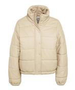Leren Goosecraft puffer/bomber, Ophalen of Verzenden, Zo goed als nieuw, Beige