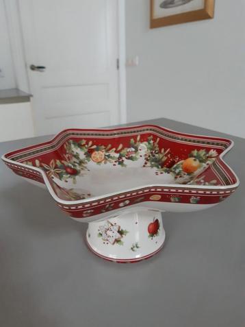 Kerst Sterschaal op voet Villeroy en Boch Winter Bakery  beschikbaar voor biedingen