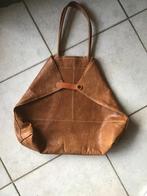 Leren Shopper, hand/schoudertas, Banana Republic., Ophalen of Verzenden, Zo goed als nieuw, Bruin, Shopper