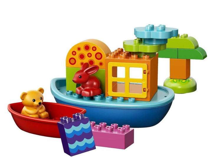 DUBBEL SET LEGO DUPLO Peuter Boot 3in1 & Bos Eenden, Kinderen en Baby's, Speelgoed | Duplo en Lego, Zo goed als nieuw, Duplo, Complete set