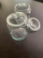 Glazen voorraad potten 2 stuks, Ophalen of Verzenden, Zo goed als nieuw