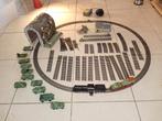 Vintage Fleischmann Treinset met Legervoertuigen, Gelijkstroom, Fleischmann, Ophalen of Verzenden, Gebruikt
