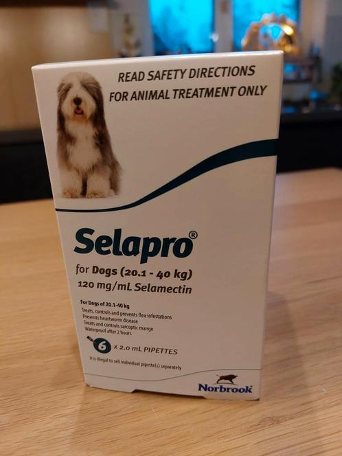 Selapro (Stronghold) grote hond 20,1-40kg of kat 2,6-7,5kg, Dieren en Toebehoren, Honden-accessoires, Nieuw, Ophalen of Verzenden