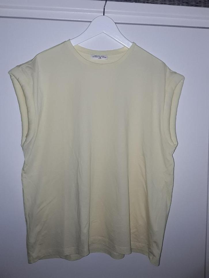 Circle of Trust Gele Top Met Vulling Mouwen Maat L, Kleding | Dames, Tops, Nieuw, Maat 38/40 (M), Geel, Korte mouw, Verzenden