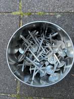 Grote partij spijkers en dakleer spijkers, Doe-het-zelf en Verbouw, IJzerwaren en Bevestigingsmiddelen, Ophalen of Verzenden, Gebruikt