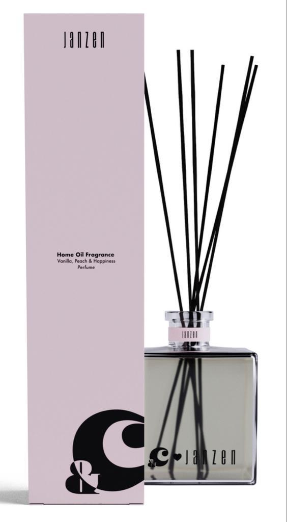 Janzen Geurstokjes - Vanilla, Peach & Happiness, Huis en Inrichting, Woonaccessoires | Overige, Nieuw, Verzenden