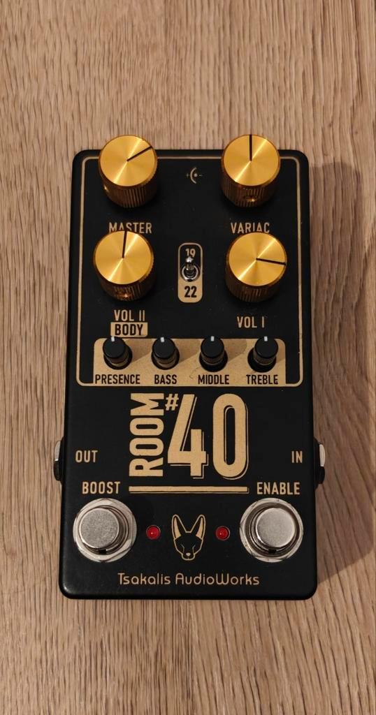 Tsakalis Audioworks Room 40 overdrive, Muziek en Instrumenten, Effecten, Zo goed als nieuw, Distortion, Overdrive of Fuzz, Ophalen of Verzenden