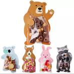 Dieren traktatie: konijn, wasbeer, koala, beer, etc., nieuw, Ophalen of Verzenden, Nieuw, Feestartikel, Overige