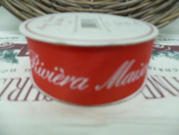 Riviera Maison rood kerst lint 5 mtr. Merry Christmas beschikbaar voor biedingen
