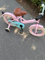 Kinderfiets met zijwieltjes 14 inch, Fietsen en Brommers, Fietsen | Kinderfietsjes, Ophalen, Gebruikt, Minder dan 16 inch, Zijwieltjes