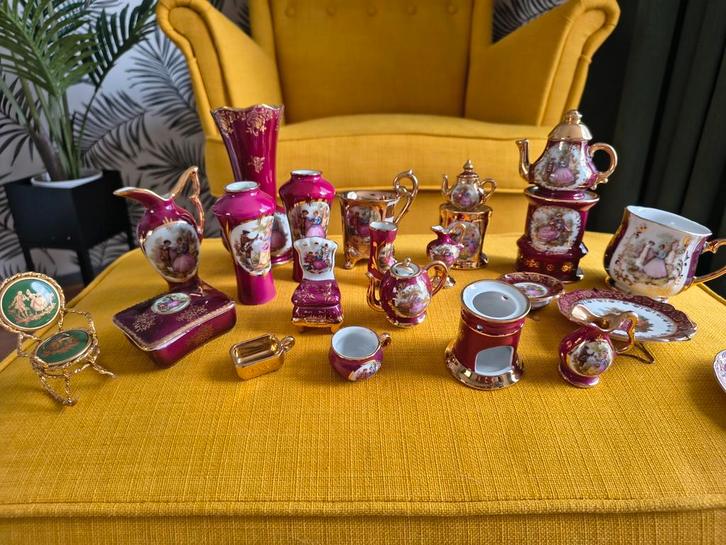 Miniatuur Limoges Servies - Imperia Limoges, Antiek en Kunst, Antiek | Servies los, Ophalen