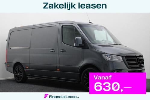 Mercedes-Benz Sprinter 317 CDI Automaat L2H1 Leer, 360° Cam, Auto's, Bestelauto's, Bedrijf, Lease, Financial lease, 360° camera