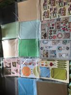 Partij nr 2 15 pakken hobby papier en 3 D vellen, Hobby en Vrije tijd, Kaarten | Zelf maken, Ophalen of Verzenden, Zo goed als nieuw