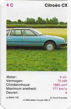 Kw4620 autokaartje 4c citroen cx, Ophalen of Verzenden, Zo goed als nieuw, Auto's