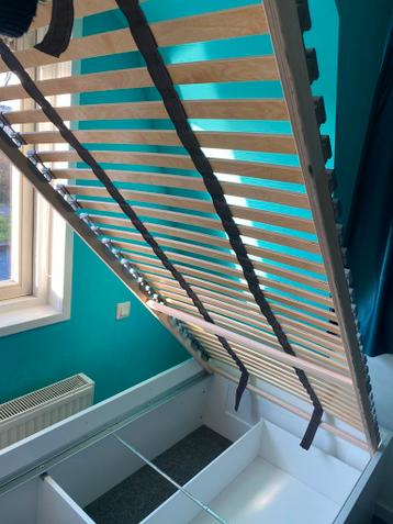 IKEA BRIMNES bedframe + LÖNSET lattenbodem - afbeelding 4