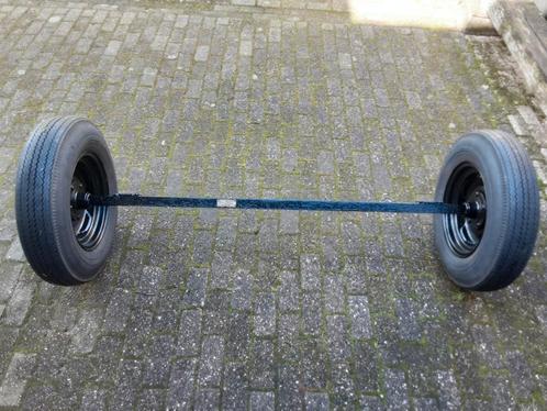 BPW kwaliteits wielas ongeremd 1100 / 1850 kg + typeplaatje, Auto diversen, Aanhangwagen-onderdelen, Zo goed als nieuw, Ophalen