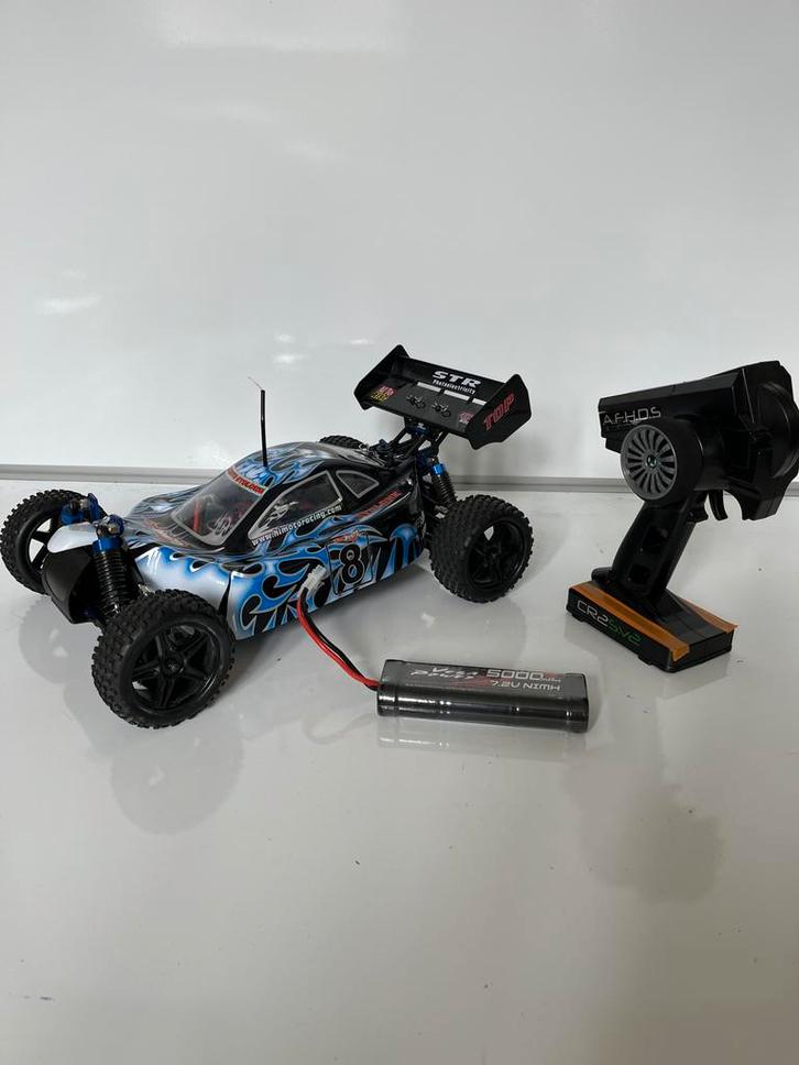 Himoto syclone rc auto, Hobby en Vrije tijd, Modelbouw | Radiografisch | Auto's, Zo goed als nieuw, Auto offroad, Elektro, Schaal 1:10