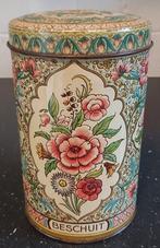 Vintage antiek beschuitblik, Verzamelen, Blikken, Ophalen of Verzenden, Gebruikt, Overige