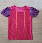 Roze paars pietenpak shirt meisje maat 122, Diversen, Sinterklaas, Ophalen of Verzenden, Zo goed als nieuw