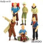 SET 6 kuifje poppetjes figuurtjes figuren stripboeken dvd, Ophalen of Verzenden, Nieuw