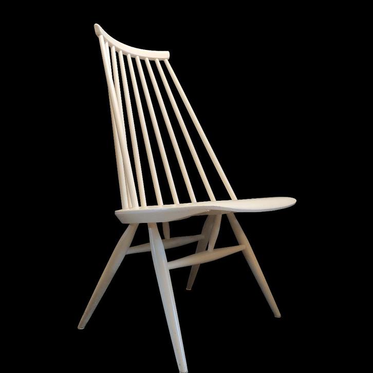 Schitterende vintage Ilmari Tapiovaara Mademoiselle stoel, Huis en Inrichting, Fauteuils, Gebruikt, Hout, 50 tot 75 cm, Ophalen