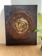 Brown Gold Abstract Texture Art, Ophalen of Verzenden
