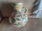 Mooie kruik terracotta, handbeschilderd, Ophalen of Verzenden, Zo goed als nieuw