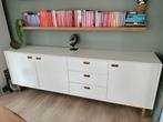 Dressoir kast  wit met eiken, Huis en Inrichting, Complete inboedels, Ophalen of Verzenden