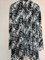 mooie blouse zwart wit van Fluide Paris maat 56, Ophalen of Verzenden, Zo goed als nieuw, Maat 46/48 (XL) of groter, Wit