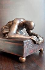 Unieke brutalistisch futuristisch abstract brons beeld ART, Ophalen of Verzenden, Brons