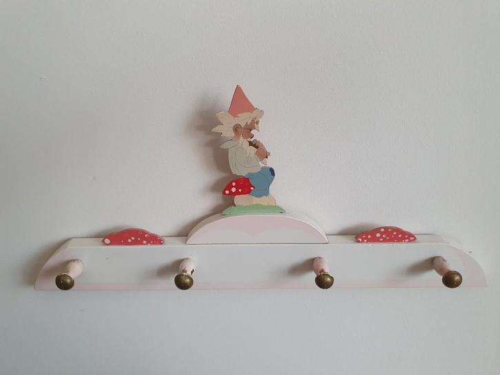Vintage kinder kapstokje kabouter jaren '50 fifties, Kinderen en Baby's, Kinderkamer | Inrichting en Decoratie, Gebruikt, Kapstokje