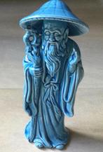 Chinees turquoise geglazuurd sculptuur van gips, Verzenden