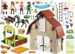 Playmobil spirit schuur met paardenboxen, Ophalen, Zo goed als nieuw