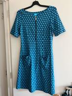 Tante Betsy Jurk met Hartjes - Maat L, Kleding | Dames, Jurken, Blauw, Maat 42/44 (L), Ophalen of Verzenden, Zo goed als nieuw