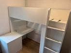 Hoogslaper 90x200 met bureau en kast, Huis en Inrichting, Ophalen, Gebruikt, 90 cm, Eenpersoons