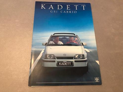 Folder Opel Kadett GSI Cabrio, Boeken, Auto's | Folders en Tijdschriften, Zo goed als nieuw, Opel, Ophalen of Verzenden